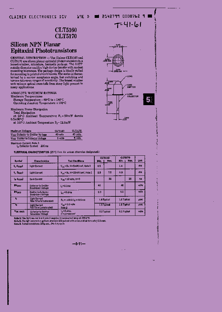 CLT5170_8342329.PDF Datasheet