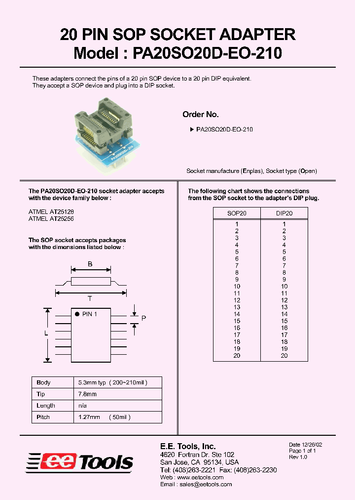PA20SO20D-EO-210_8343644.PDF Datasheet
