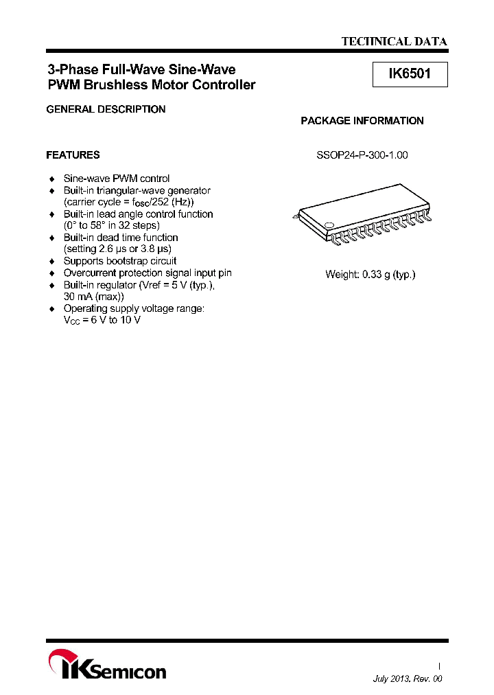 IK6501_8343805.PDF Datasheet