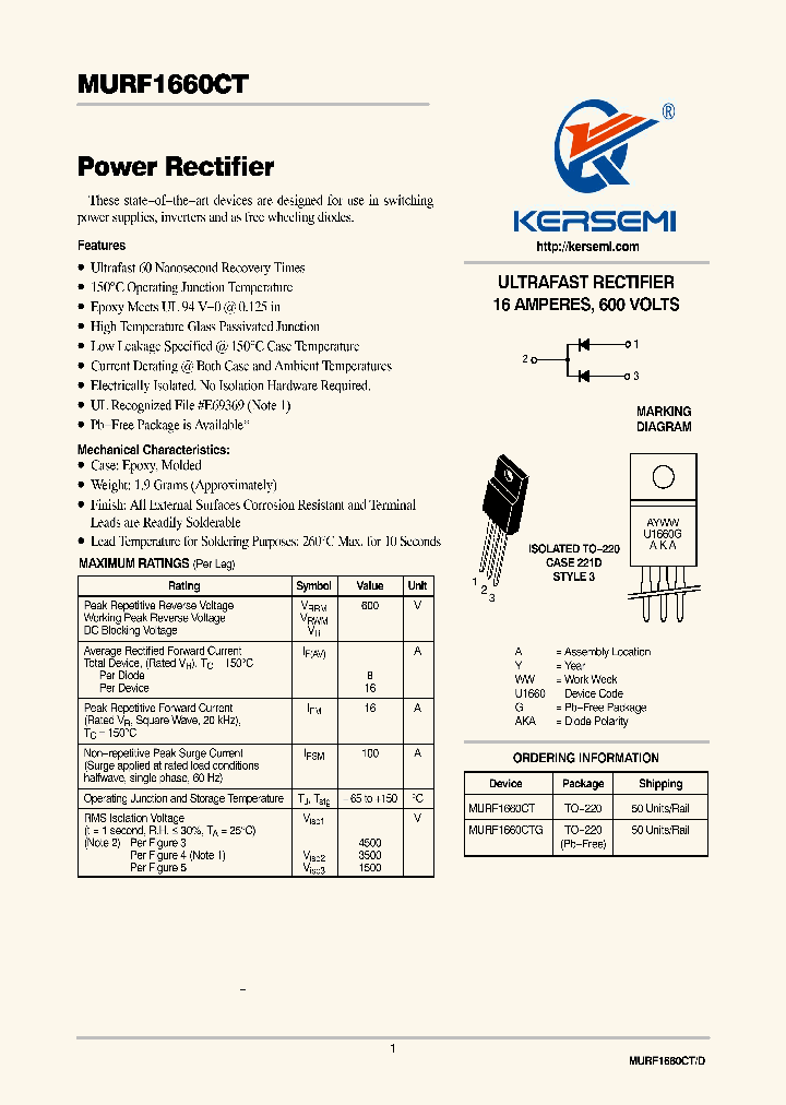 MURF1660CT_8344165.PDF Datasheet