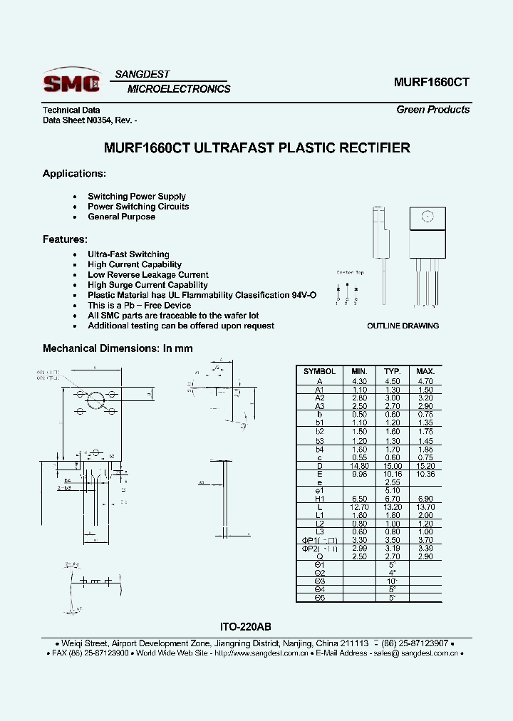 MURF1660CT_8344167.PDF Datasheet