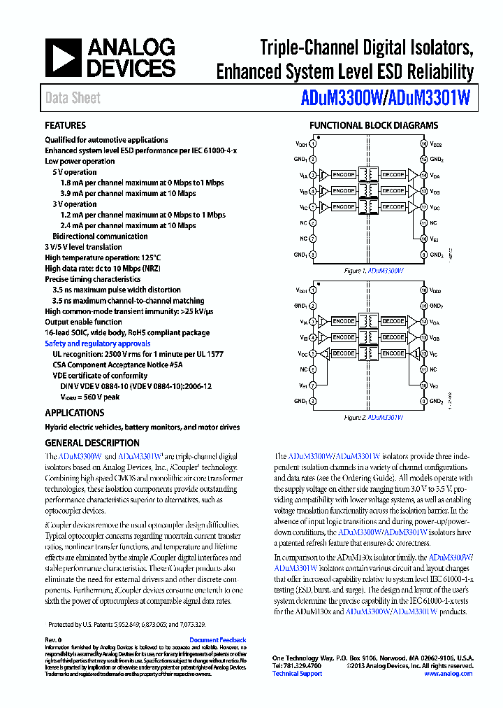 ADUM3300_8346494.PDF Datasheet