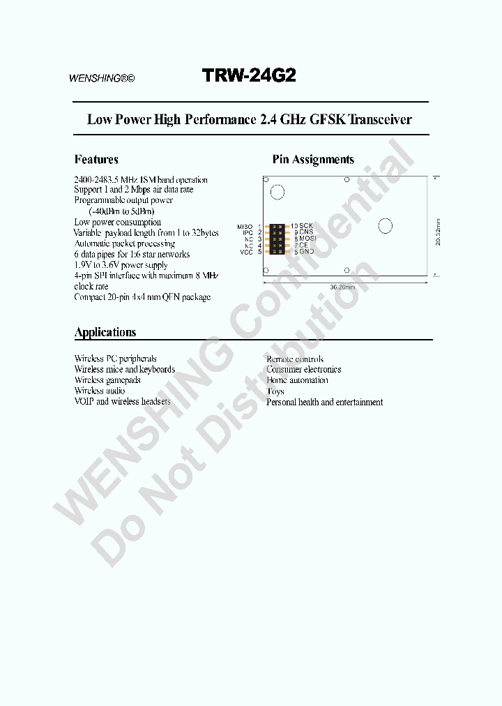 TRW-24G2_8346706.PDF Datasheet