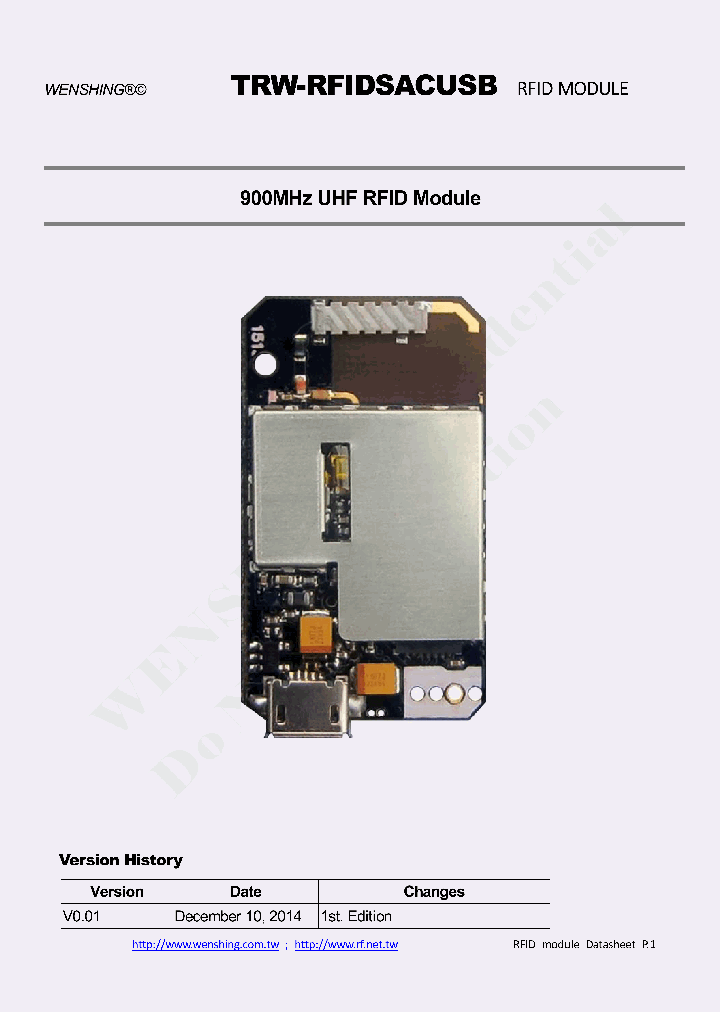 TRW-RFIDSACUSB_8346719.PDF Datasheet