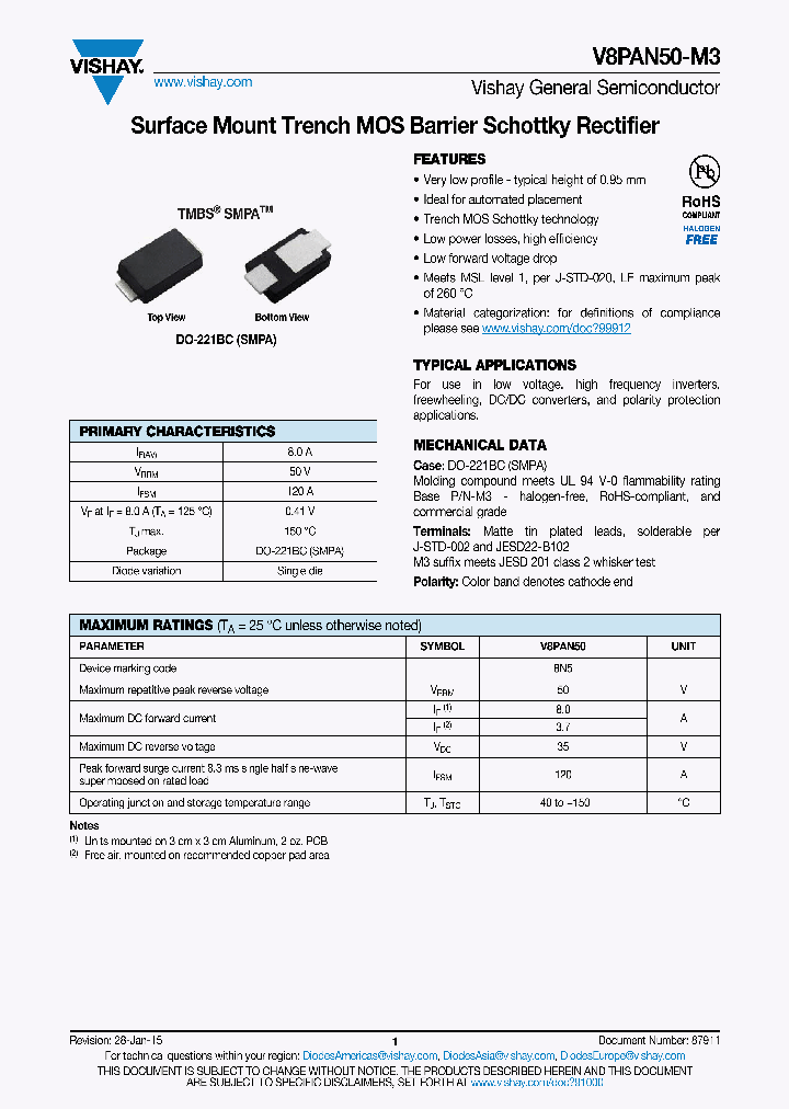 V8PAN50-M3-15_8349186.PDF Datasheet