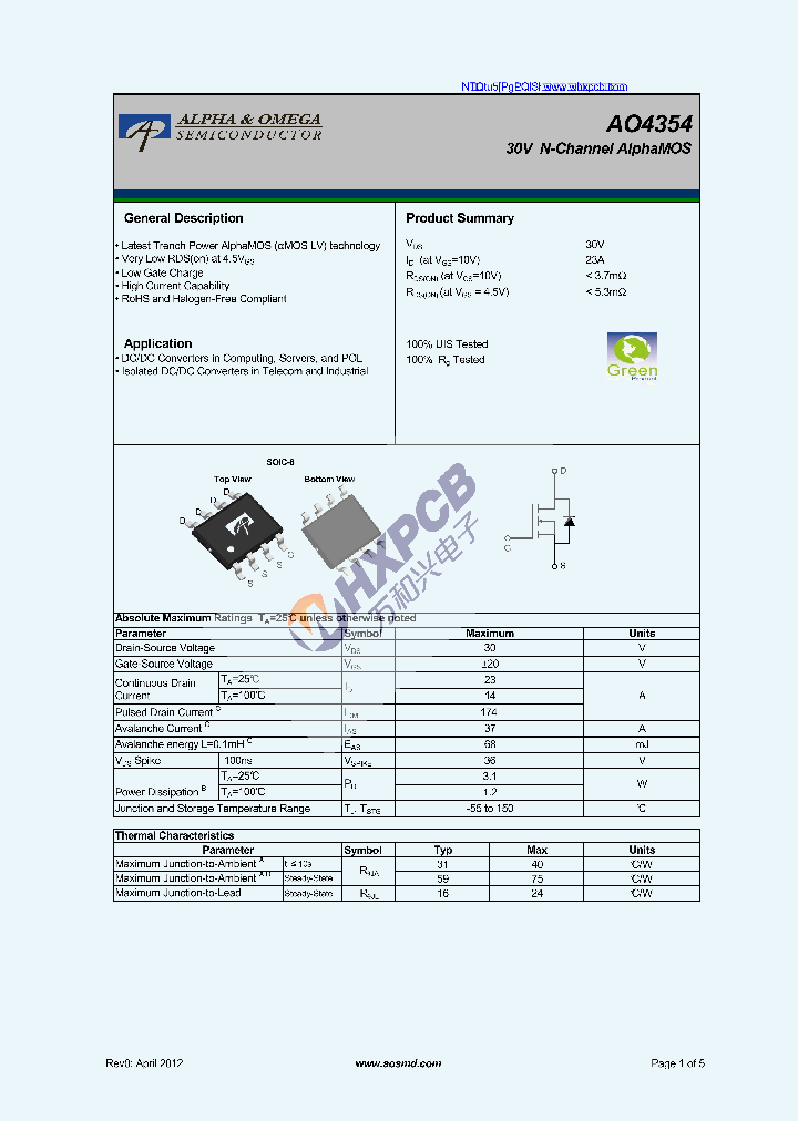 AO4354_8350709.PDF Datasheet
