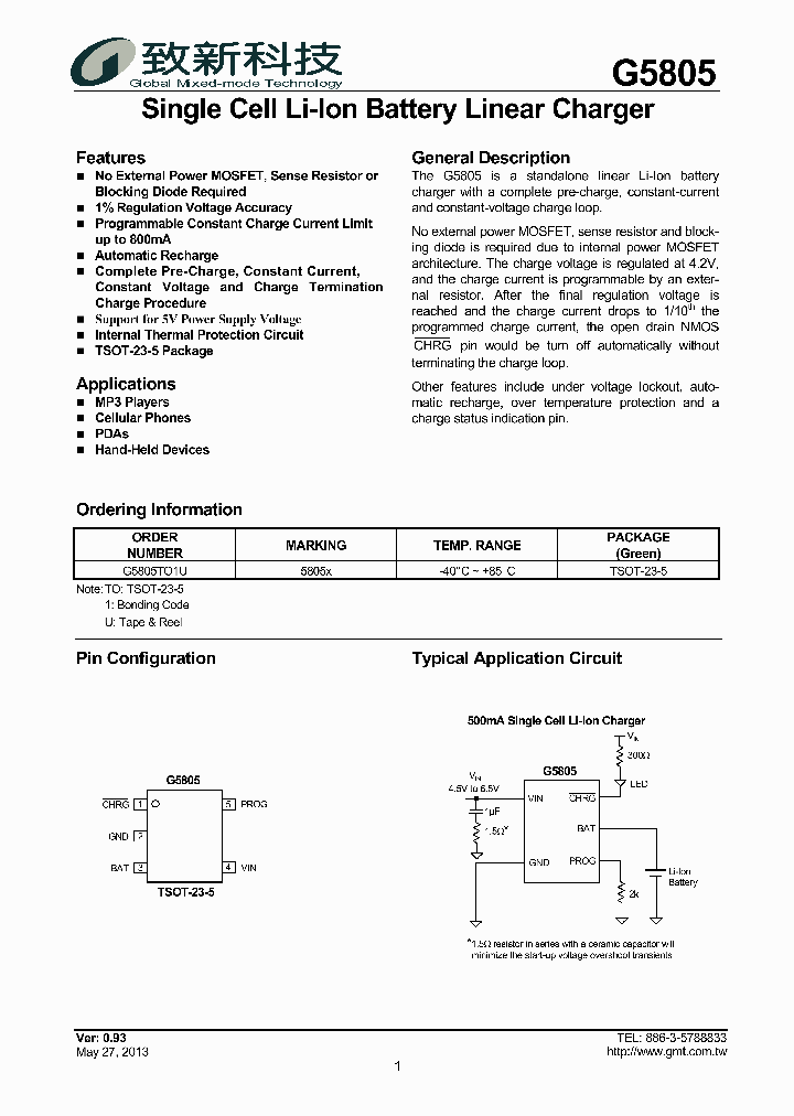 G5805_8350932.PDF Datasheet