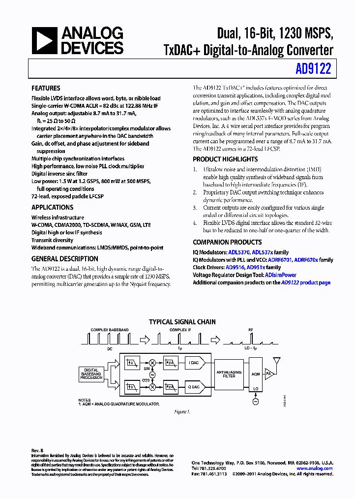 AD9122_8351173.PDF Datasheet
