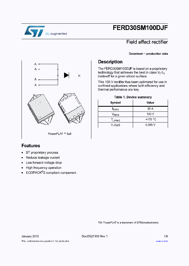 FERD30SM100DJF_8351275.PDF Datasheet