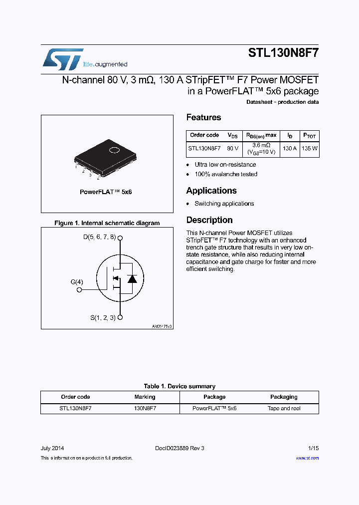 STL130N8F7_8351582.PDF Datasheet