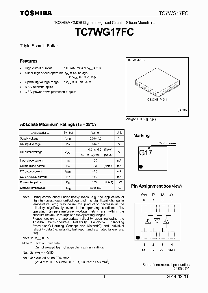 TC7WG17FC_8352077.PDF Datasheet