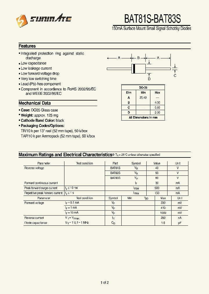 BAT83S_8353101.PDF Datasheet