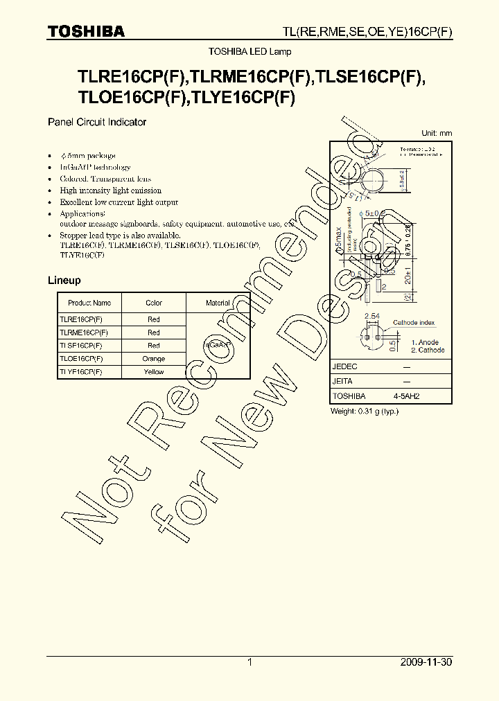 TLOE16CPF_8354130.PDF Datasheet