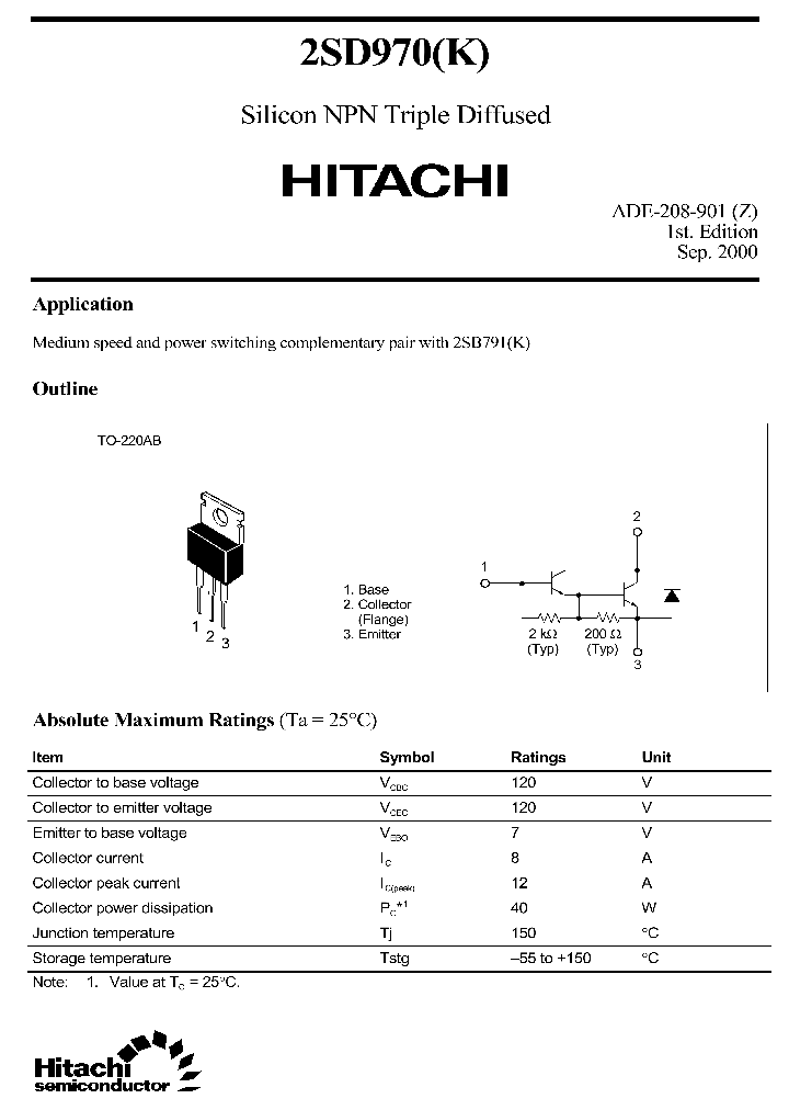 2SD970K_8354319.PDF Datasheet