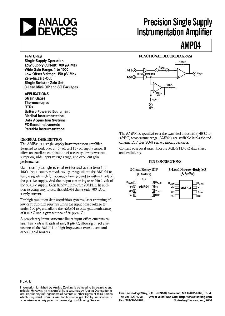 AMP04FP_8354398.PDF Datasheet