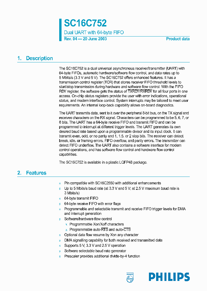 SC16C752IB48_8356147.PDF Datasheet