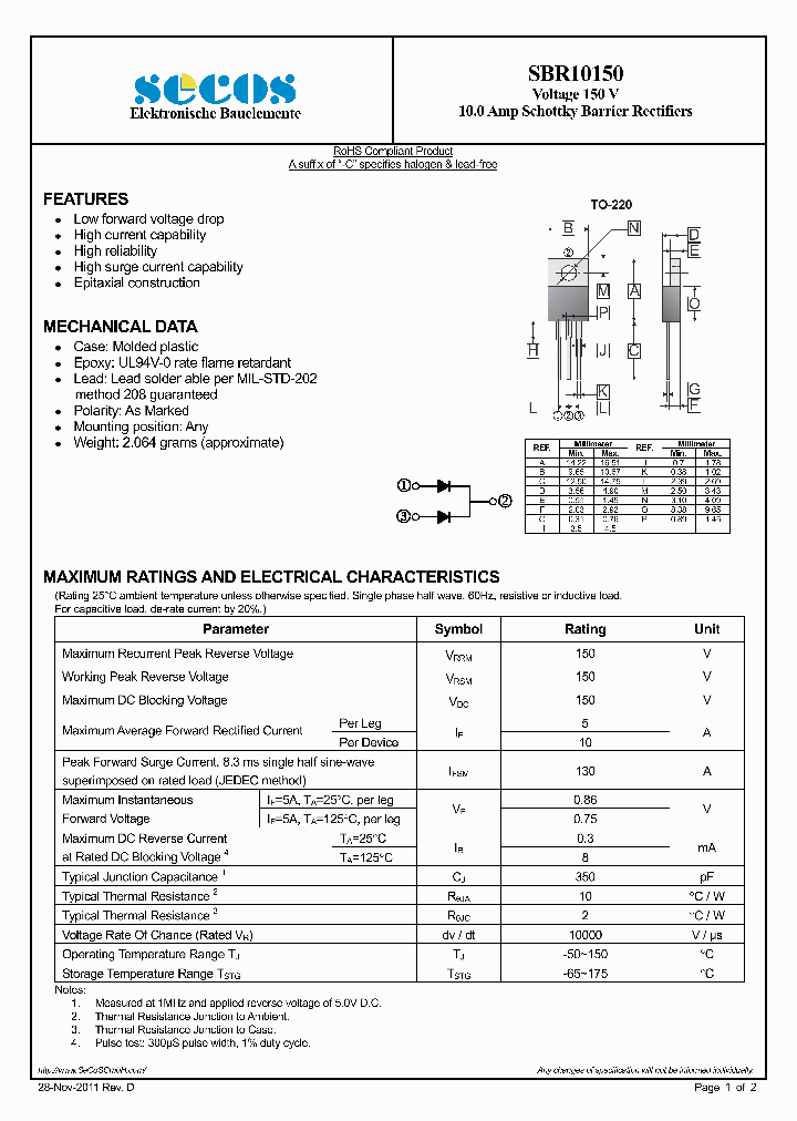 SBR10150-15_8358044.PDF Datasheet