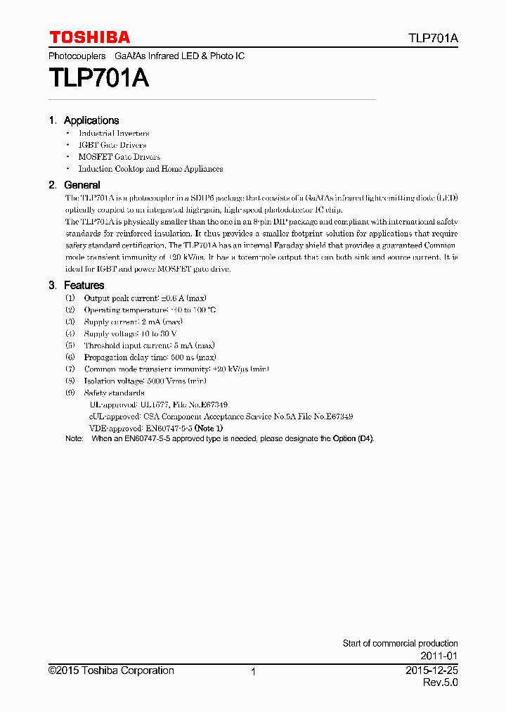 TLP701A_8358607.PDF Datasheet
