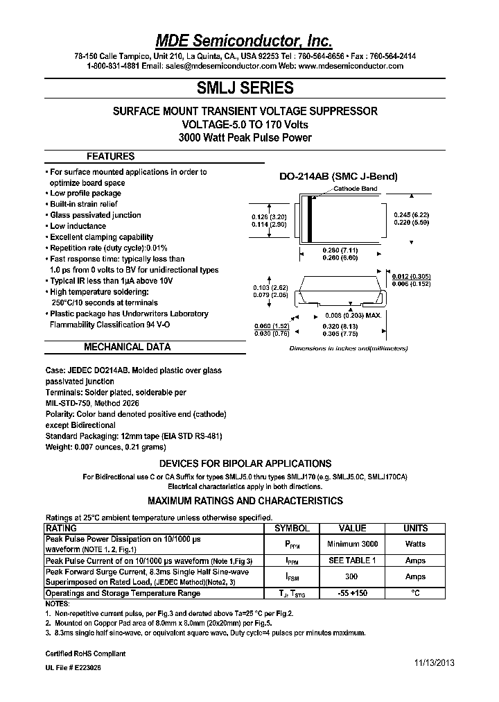 SMLJ24A_8358942.PDF Datasheet