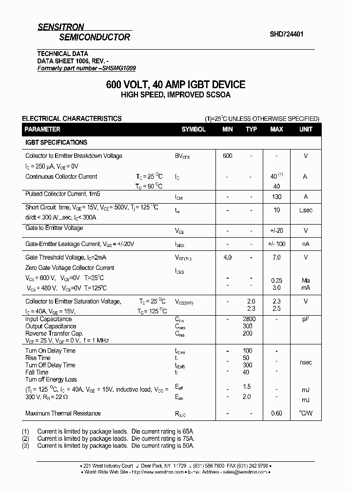 SHD724401_8358964.PDF Datasheet