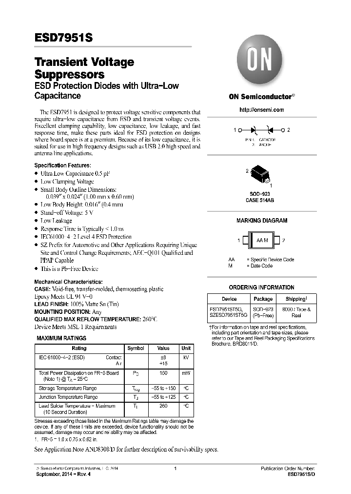 SZESD7951ST5G_8359459.PDF Datasheet