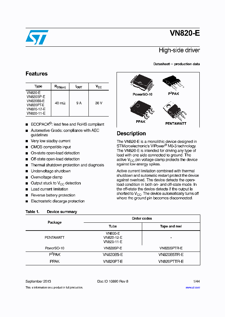 VN820SPTR-E_8359903.PDF Datasheet