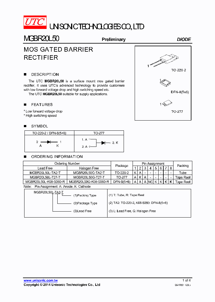 MGBR20L50L-T27-T_8361617.PDF Datasheet