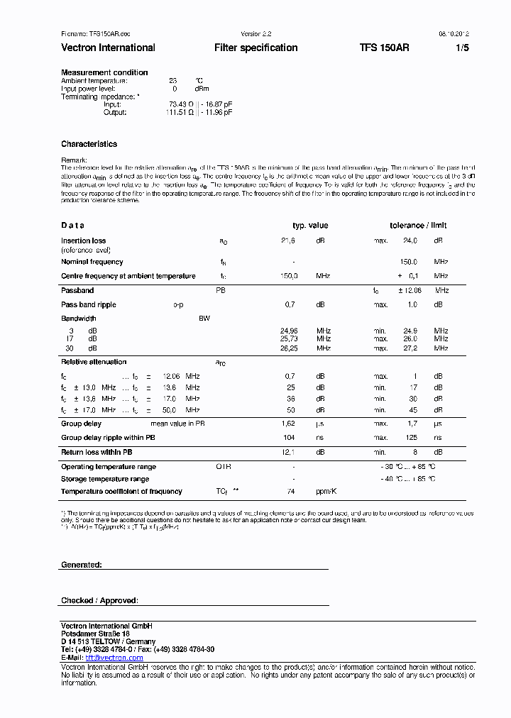 TFS150AR_8361749.PDF Datasheet