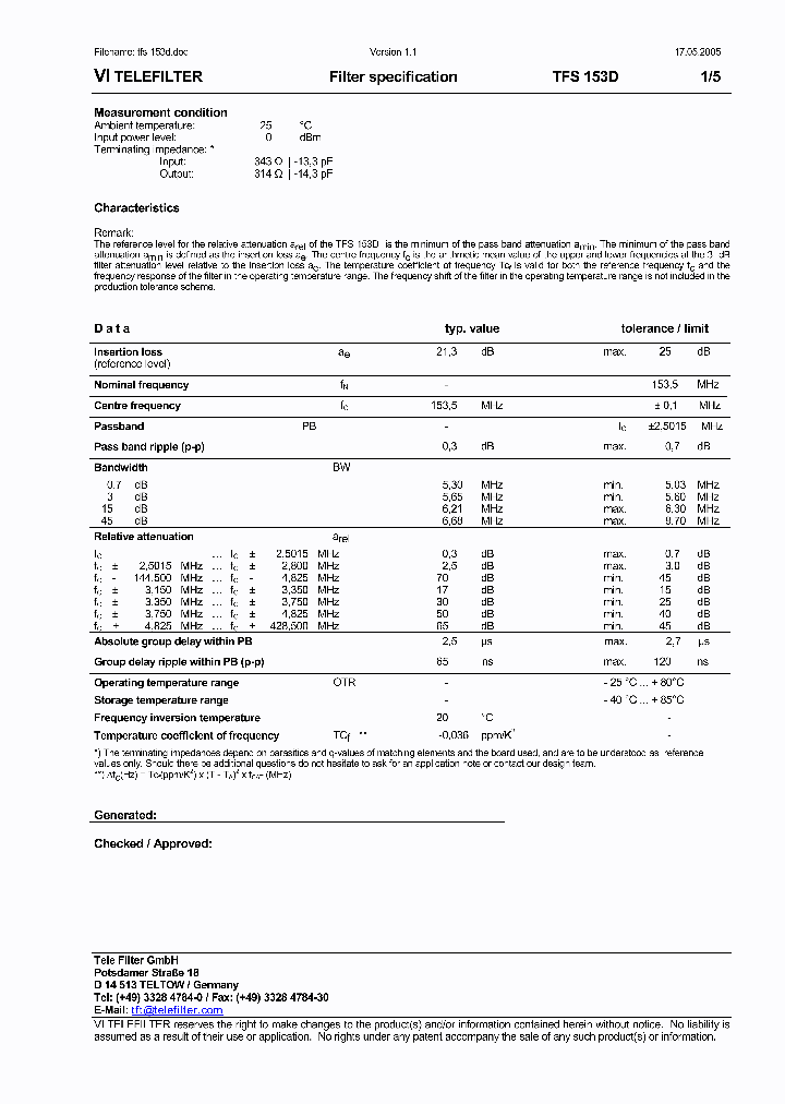 TFS153D_8361769.PDF Datasheet