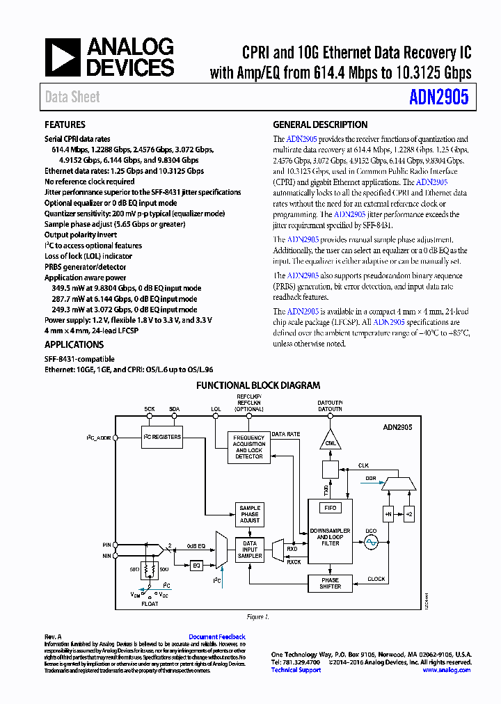 ADN2905_8363024.PDF Datasheet
