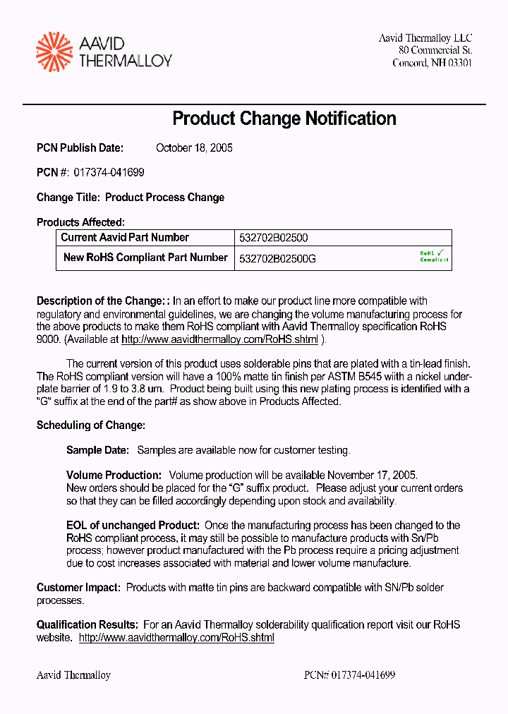 PCN017374-041699_8363353.PDF Datasheet