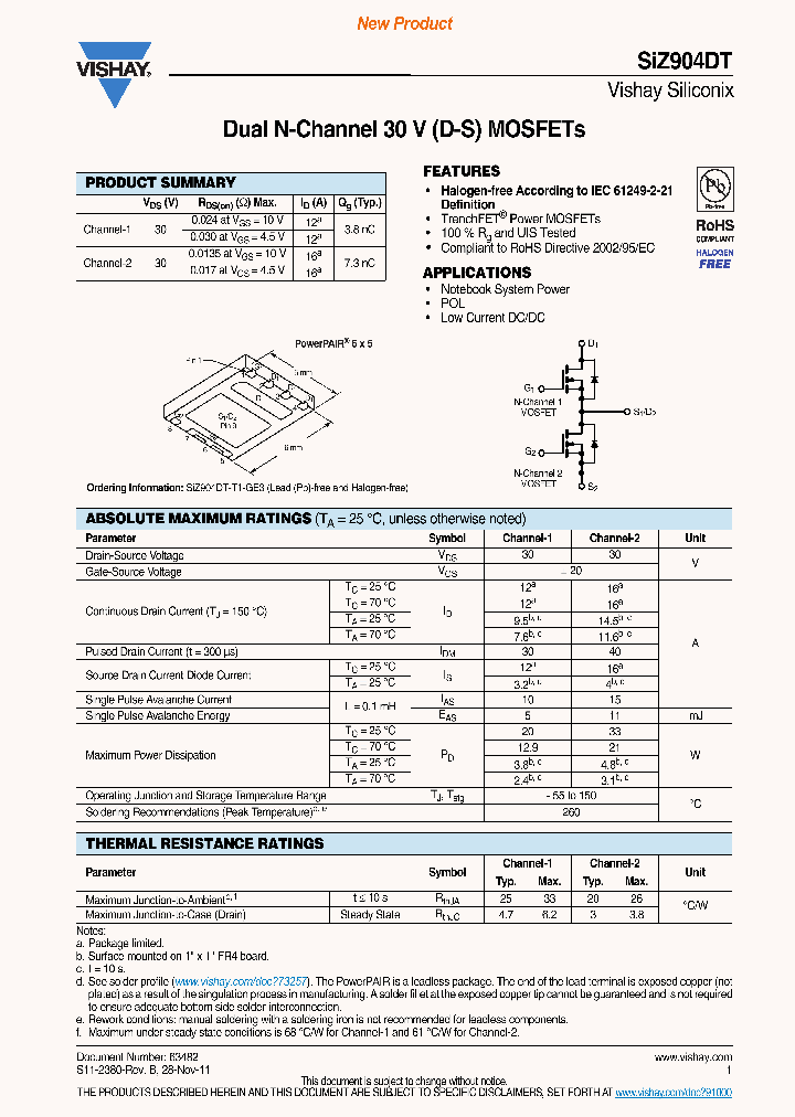 SIZ904DT_8363695.PDF Datasheet