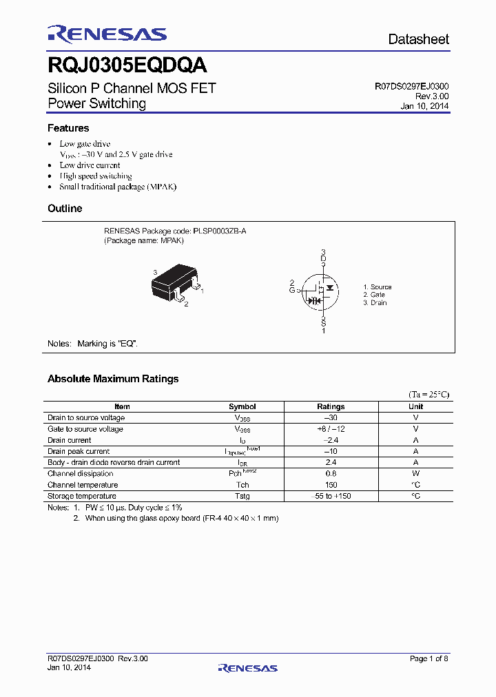 RQJ0305EQDQA-15_8366148.PDF Datasheet