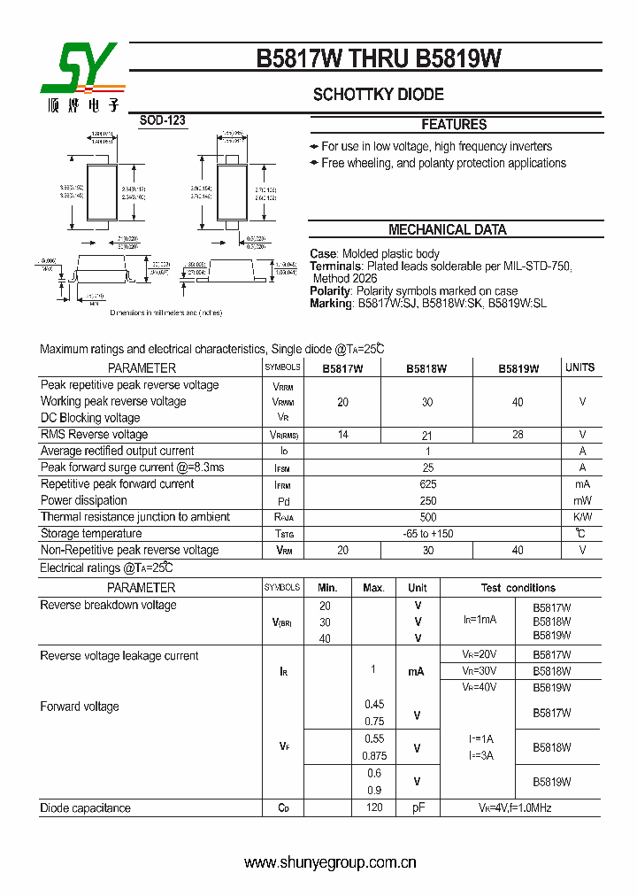 B5817W_8367152.PDF Datasheet