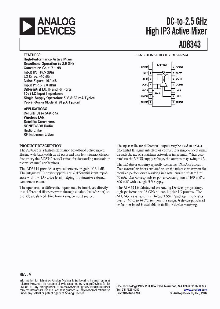 AD8343_8367982.PDF Datasheet