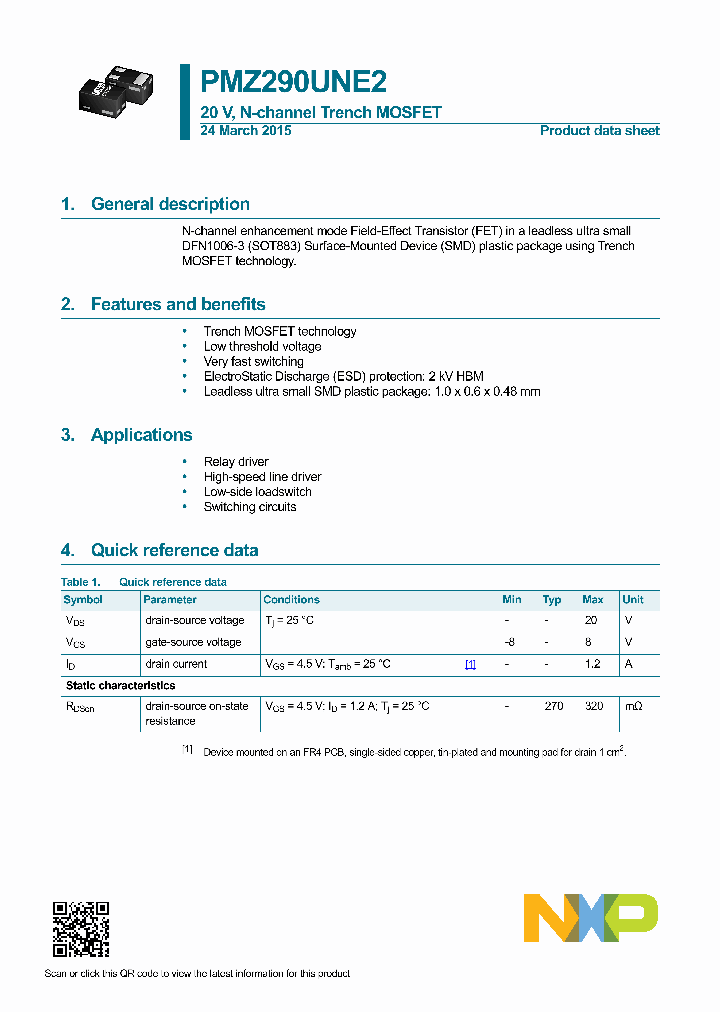 PMZ290UNE2-15_8368135.PDF Datasheet