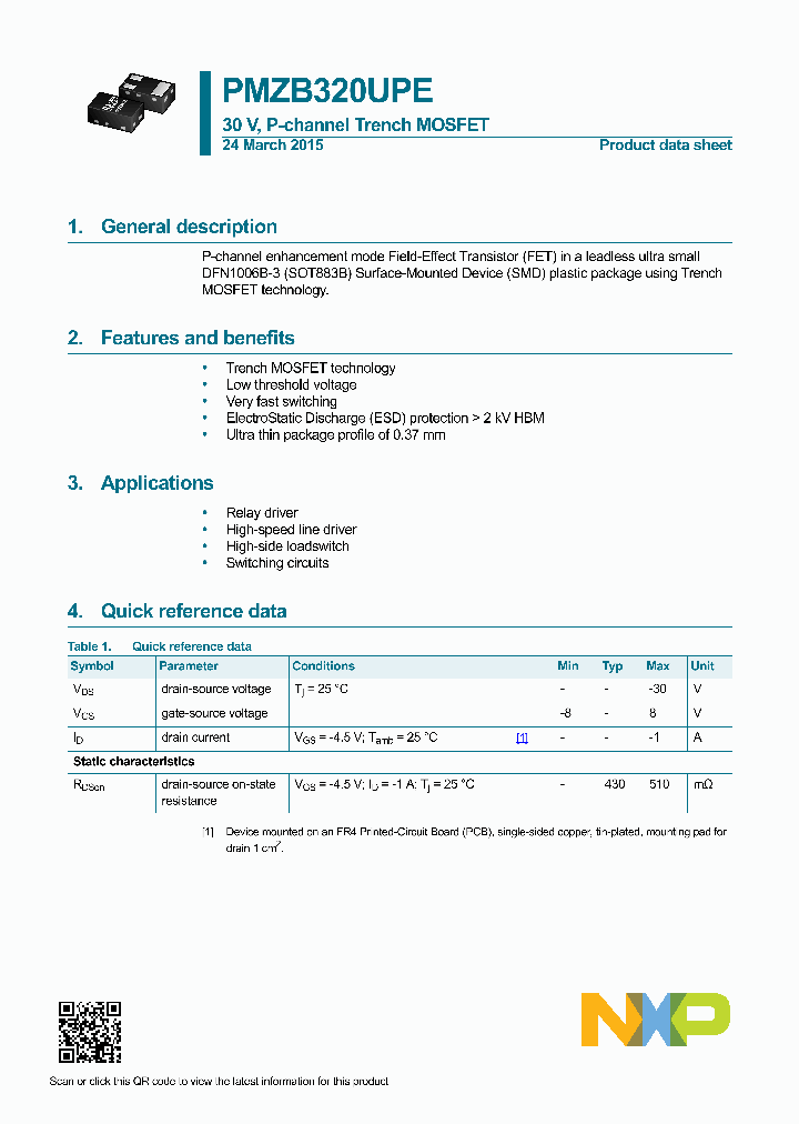 PMZB320UPE_8368147.PDF Datasheet