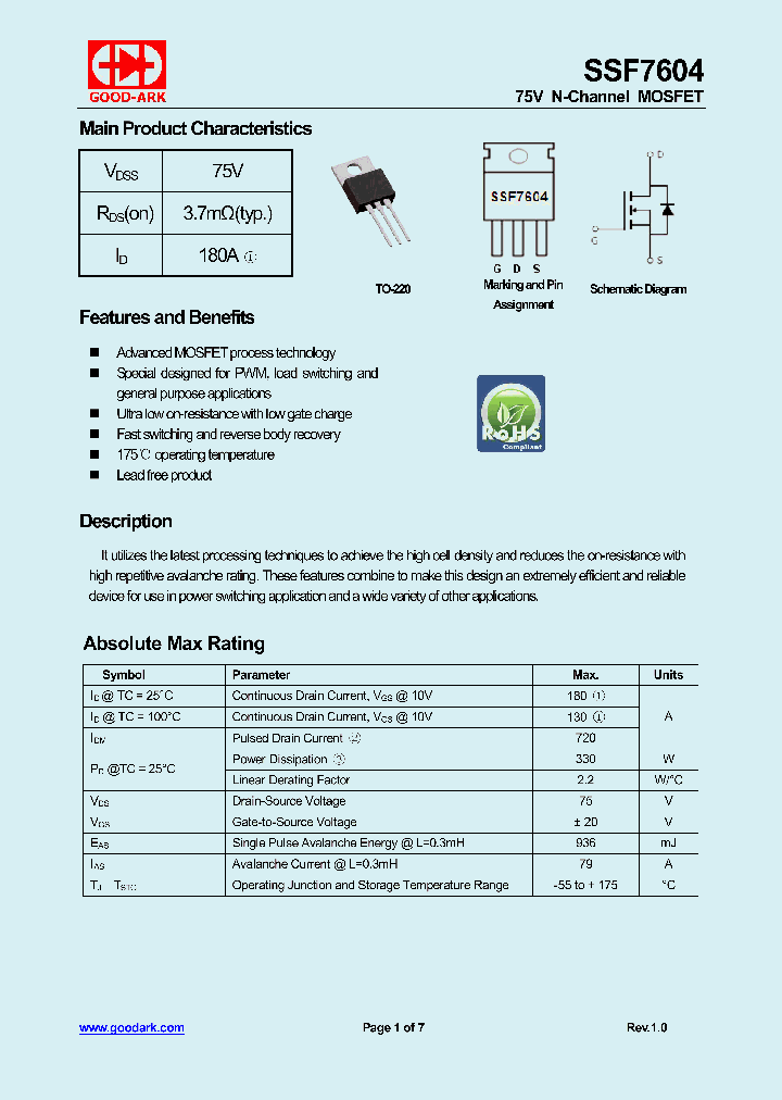 SSF7604_8368487.PDF Datasheet