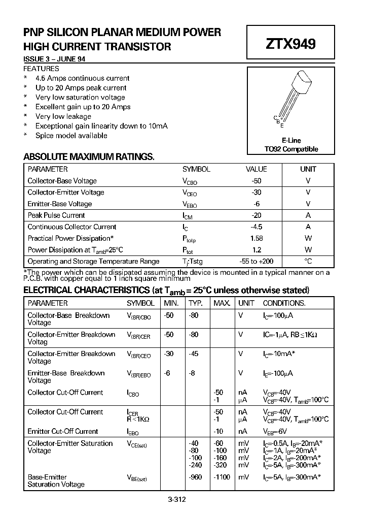 ZTX949_8368985.PDF Datasheet