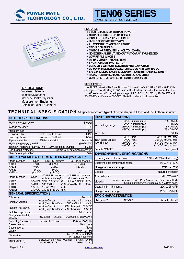 TEN06_8369740.PDF Datasheet