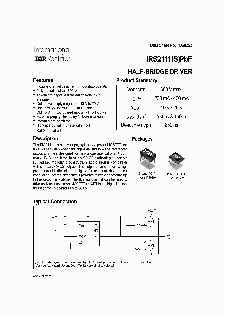 IRS2111PBF-15_8370166.PDF Datasheet