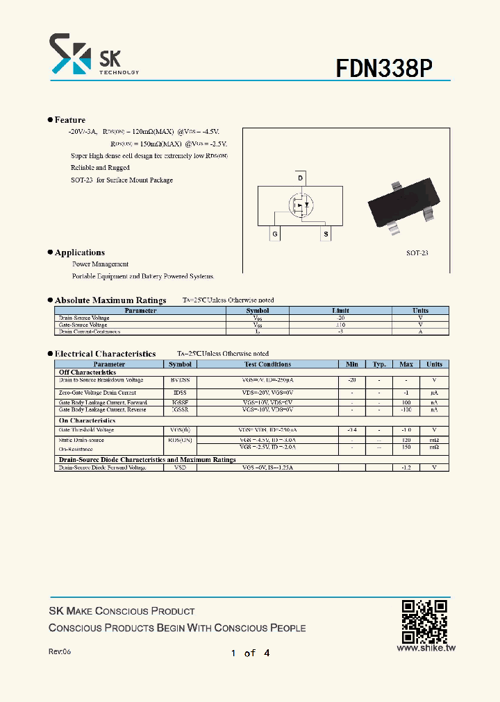 FDN338P_8371842.PDF Datasheet