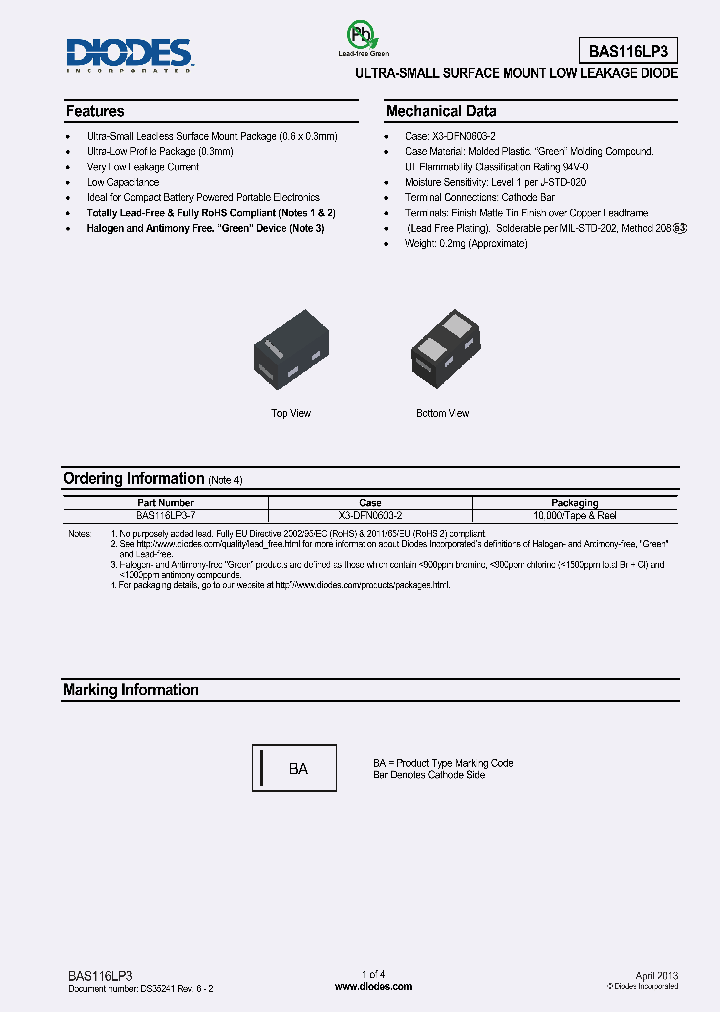 BAS116LP3-7_8372305.PDF Datasheet