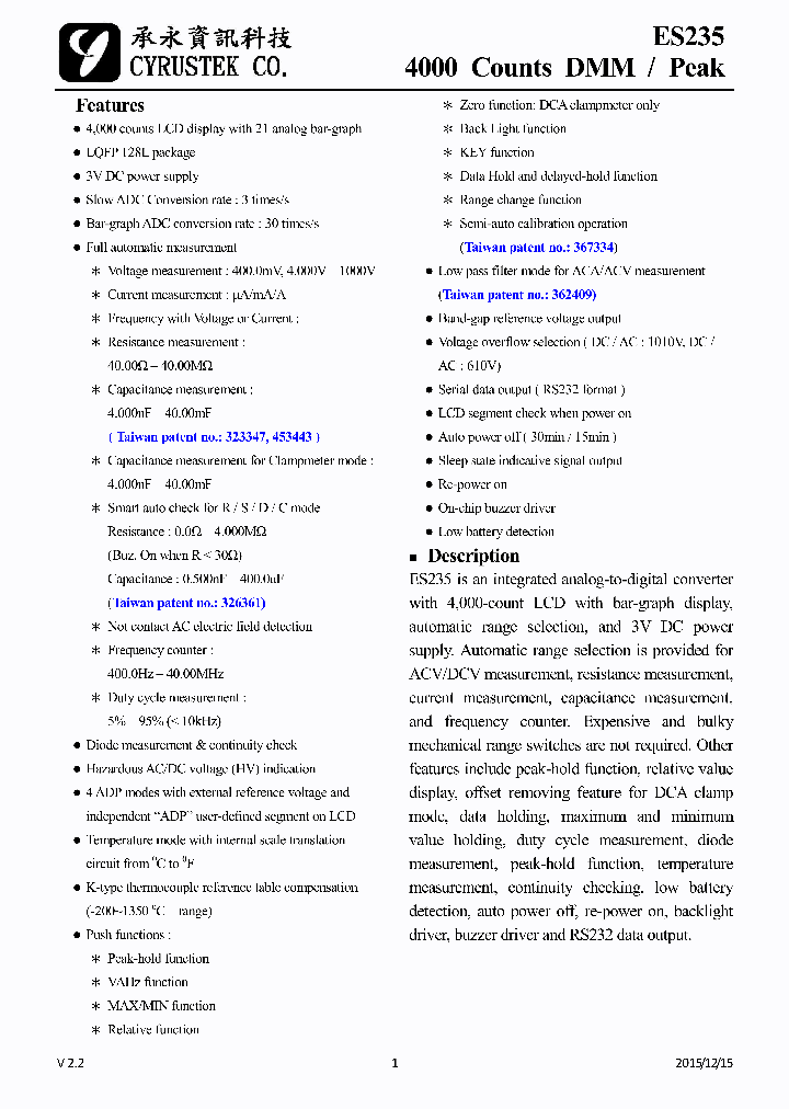 ES235_8372435.PDF Datasheet