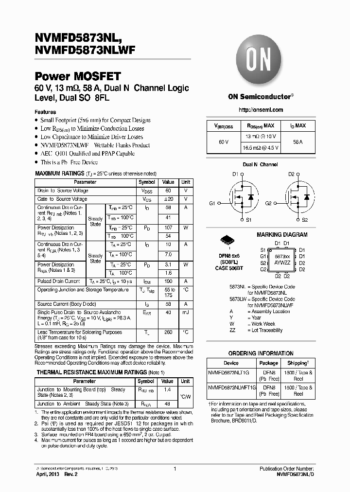 NVMFD5873NL_8373979.PDF Datasheet
