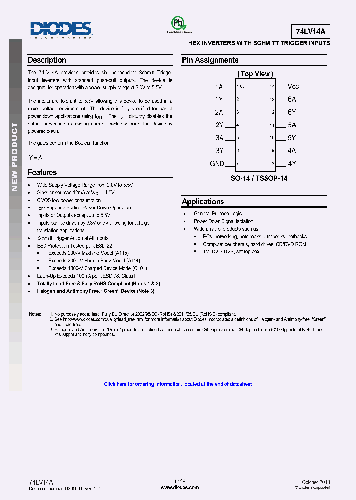 74LV14A_8374904.PDF Datasheet