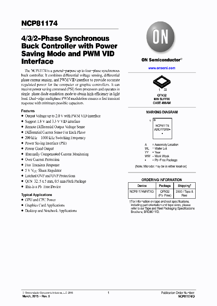 NCP81174_8375083.PDF Datasheet