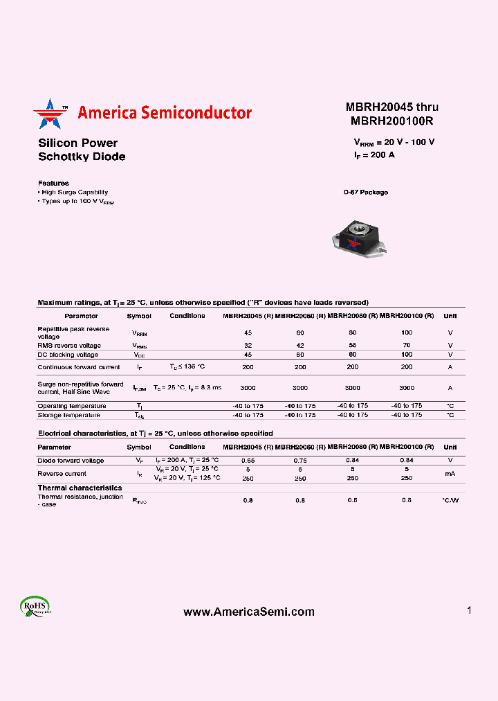 MBRH200100_8375440.PDF Datasheet