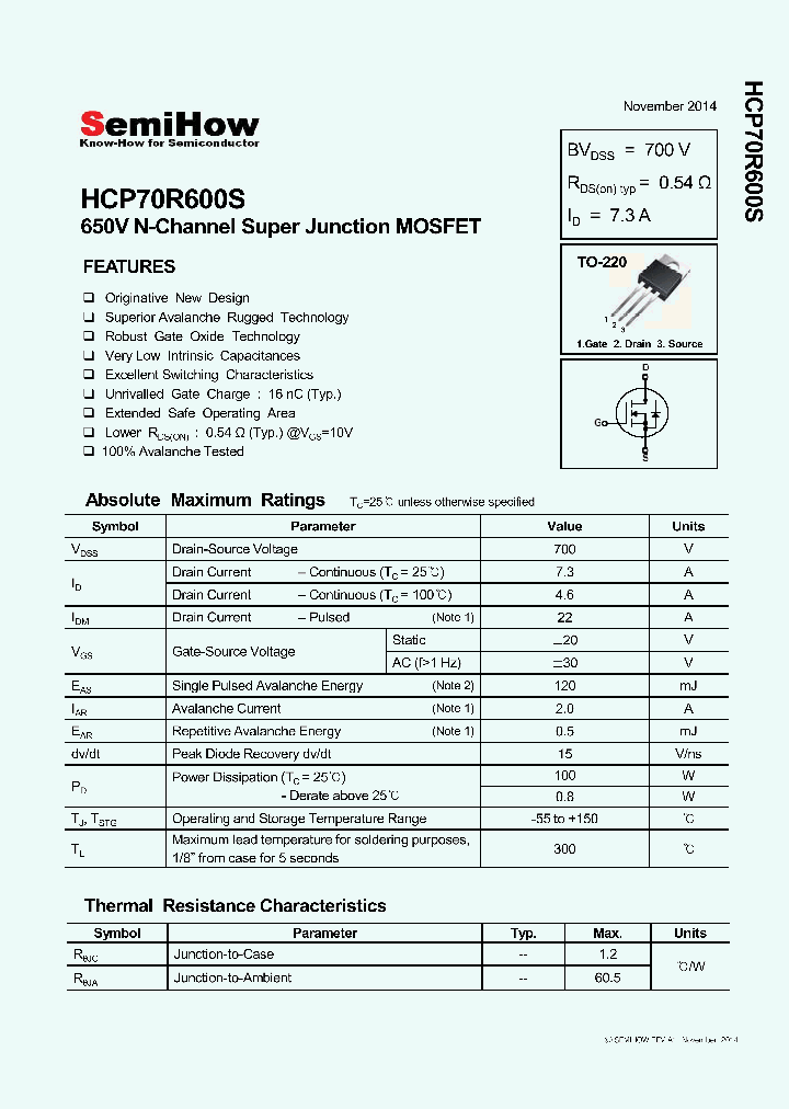 HCP70R600S_8376778.PDF Datasheet