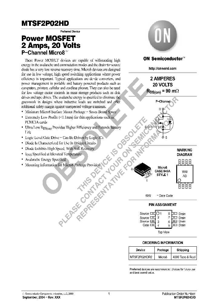 MTSF2P02HD_8378162.PDF Datasheet